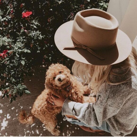 Lack Of Color Zulu Hat in Sand Free People Australian Wool STUNNING - Picture 9 of 13